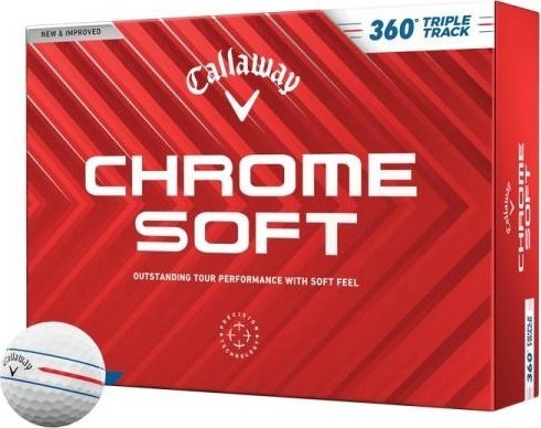 CALLAWAY morele Piłki golfowe CHROME SOFT 2024 (białe, 360 TripleTrack)