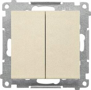 Kontakt-Simon Łącznik świecznikowy Kontakt-Simon 55 TW5.01/144 moduł 10 AX, 250V~, szybkozłącza szampański mat