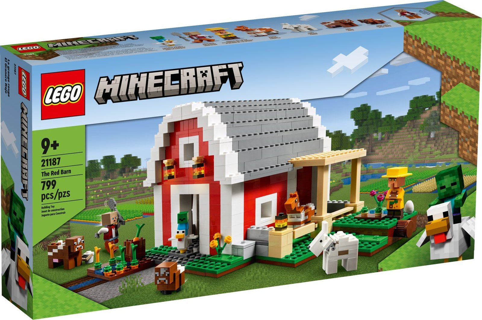 LEGO Minecraft Czerwona stodoła (21187)