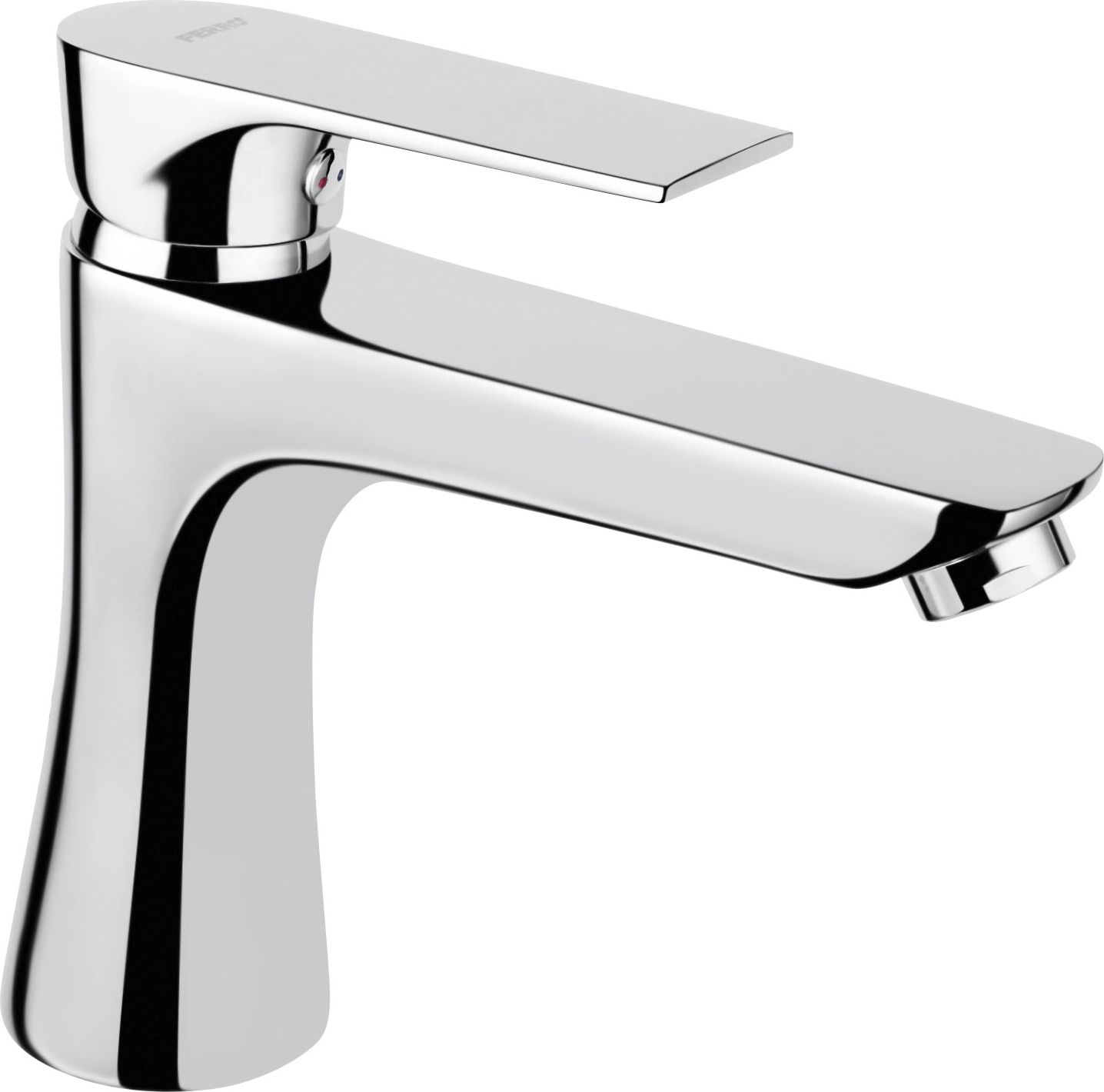 Bateria umywalkowa Ferro Algeo Square stojąca chrom (BFBAQ2L)