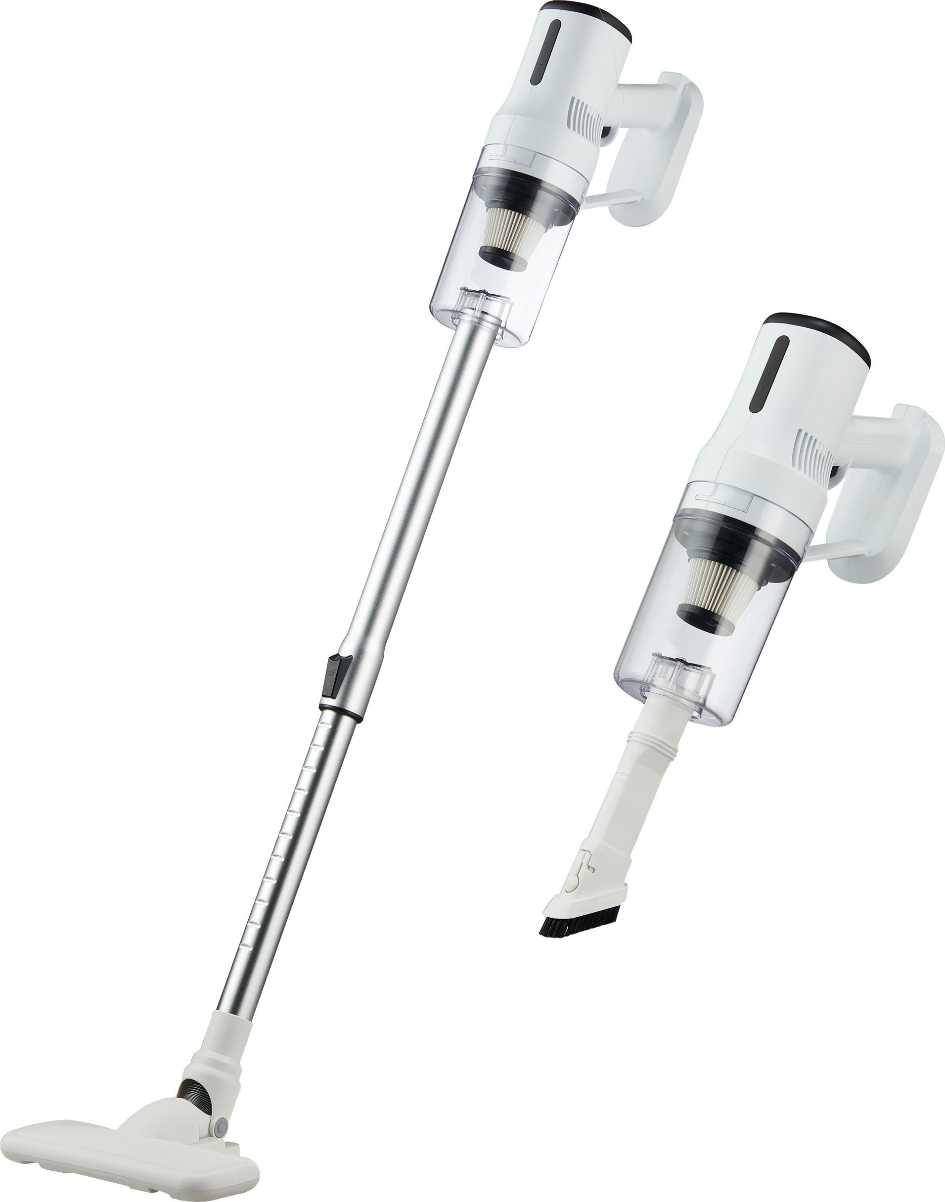 Odkurzacz pionowy bezworkowy przewodowy ręczny mocny biały 2w1 600W HEPA H13