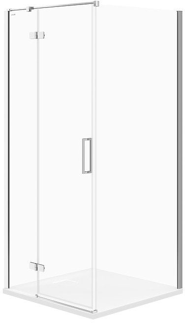 KABINA PRYSZNICOWA NAROŻNA CITY 90X90X195 LEWA SZKŁO TRANSPARENTNE