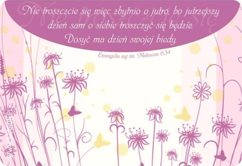 Szaron Magnes na lodówkę - Nie troszczcie się więc