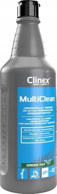 Clinex Uniwersalny środek CLINEX Multi Clean, do mycia powierzchni wodoodpornych, Green Tea, 1l