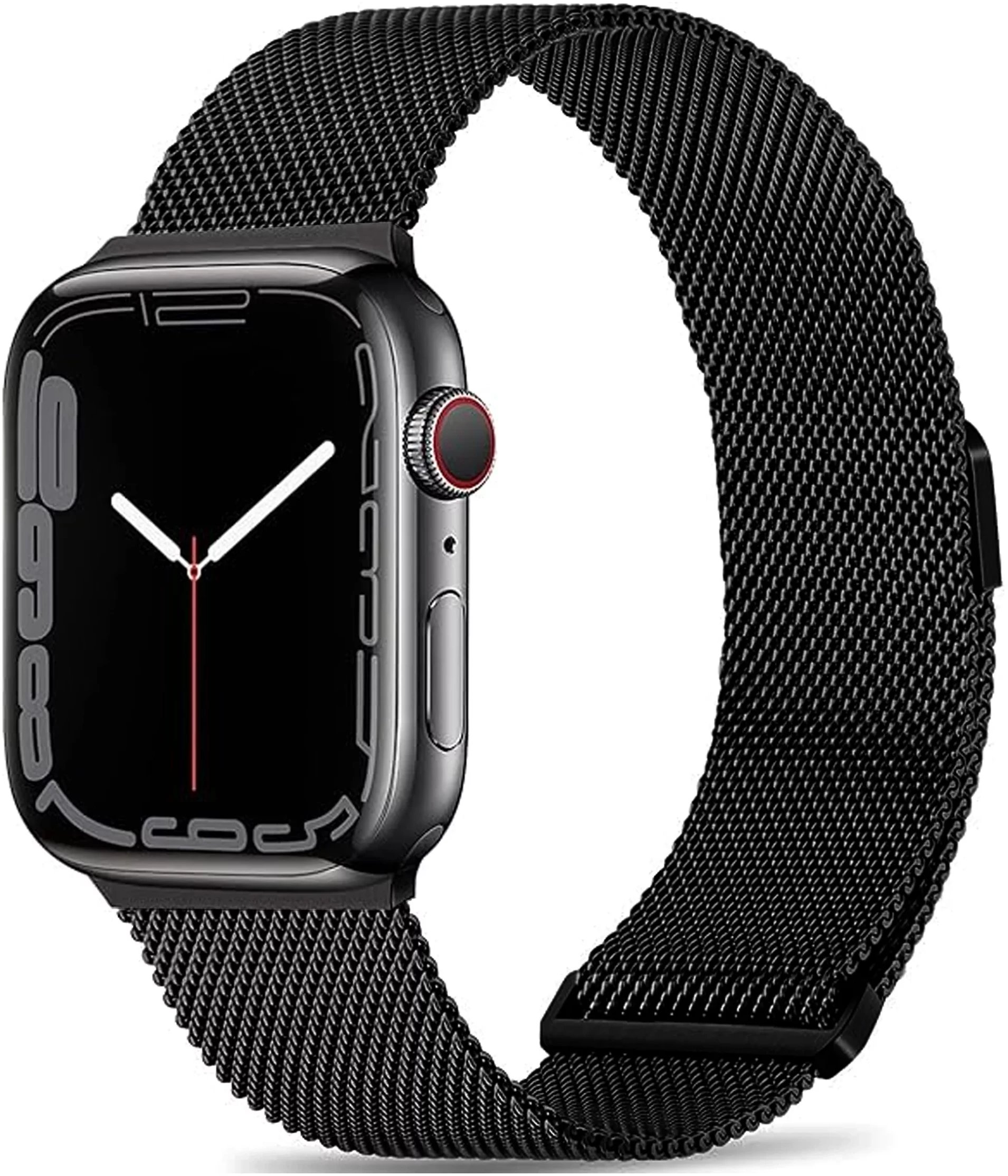 Pasek stalowy Alogy bransoleta do Apple Watch 38/40/41mm stal nierdzewna Czarny