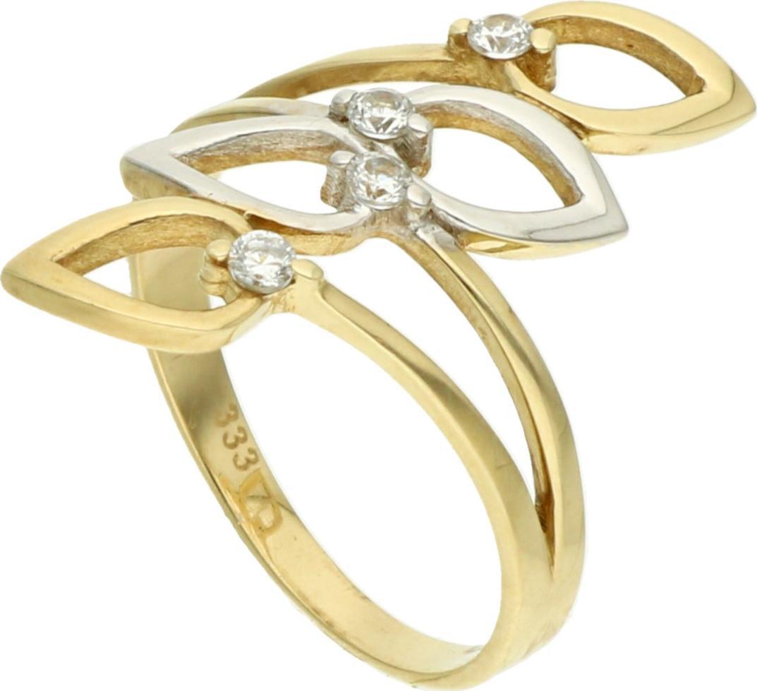 Rosanto Złoty pierścionek z cyrkoniami roz. 14 333 8k