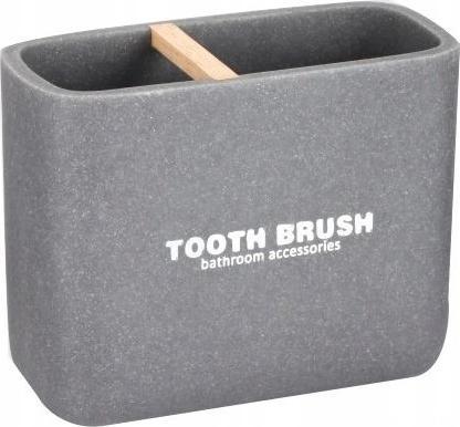 Bisk Pojemnik kosmetyczny na szczoteczki i pastę Dakar szary