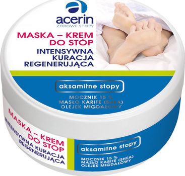 SCAN-ANIDA ANIDA ACERIN Aksamitne stopy Maska-Krem