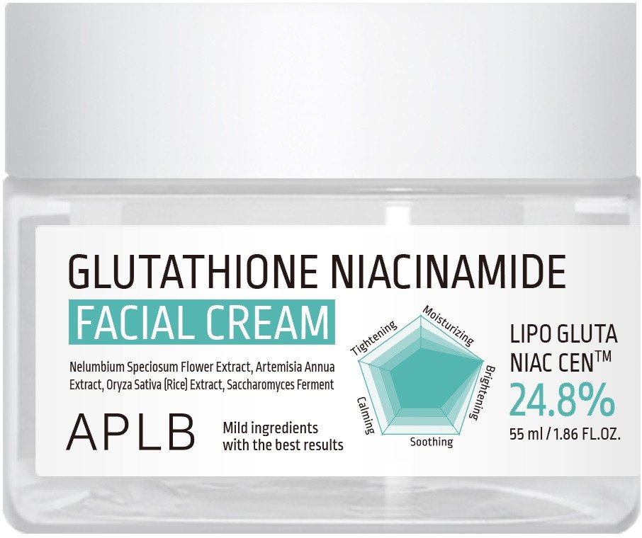 APLB Glutathione Niacinamide Facial Cream rozjaśniający krem do twarzy 55ml