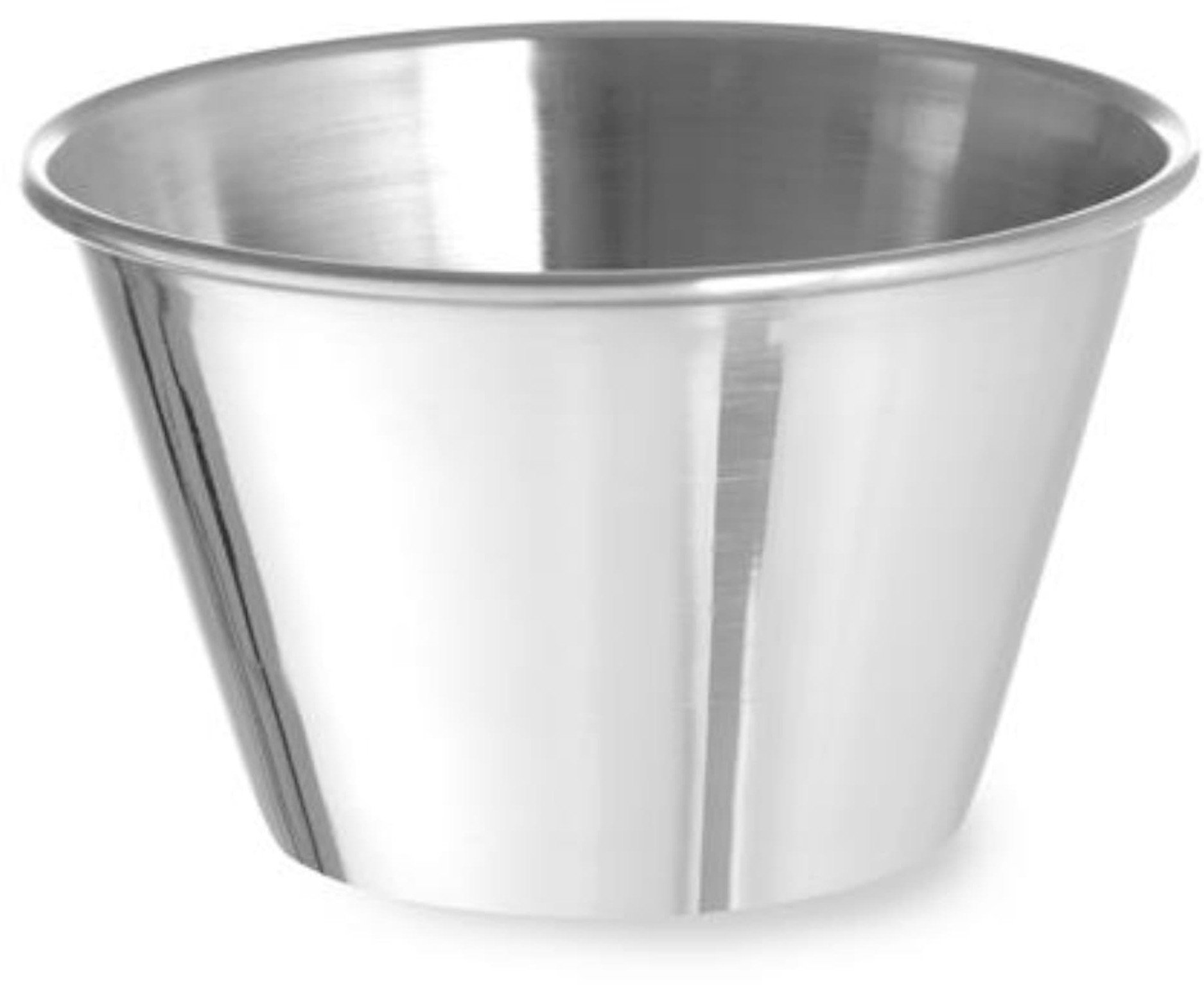 Miseczka ramekin naczynie do sosów dipów ze stali nierdzewnej śr. 85 mm 12 szt. 175 ml - Hendi 400043