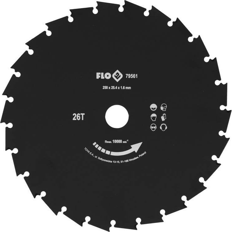 Toya FLO TARCZA PRZECINAK. DO KOSY 250mm / 25,4mm