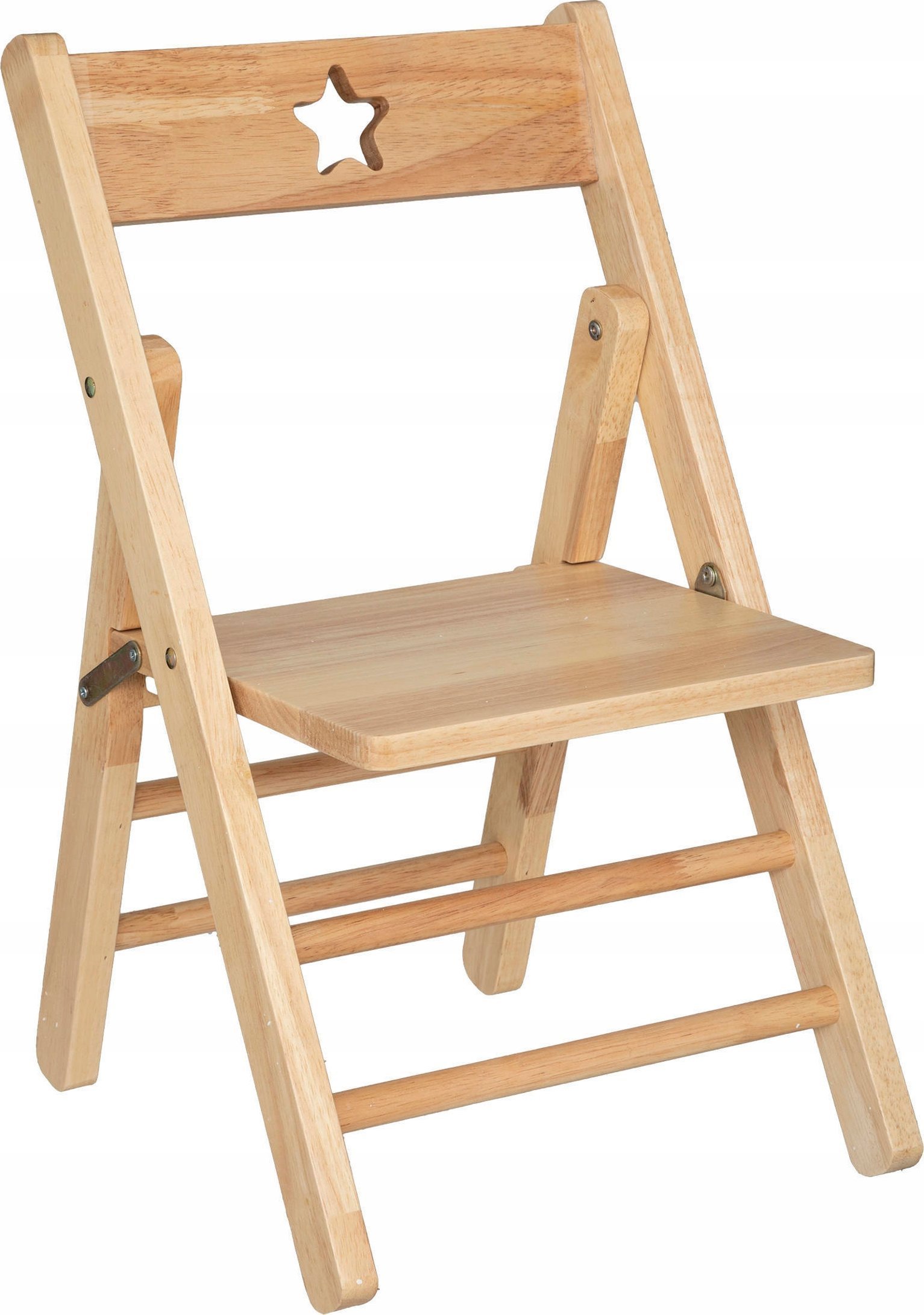 Atmosphera Drewniane krzesełko dziecięce STAR, składane