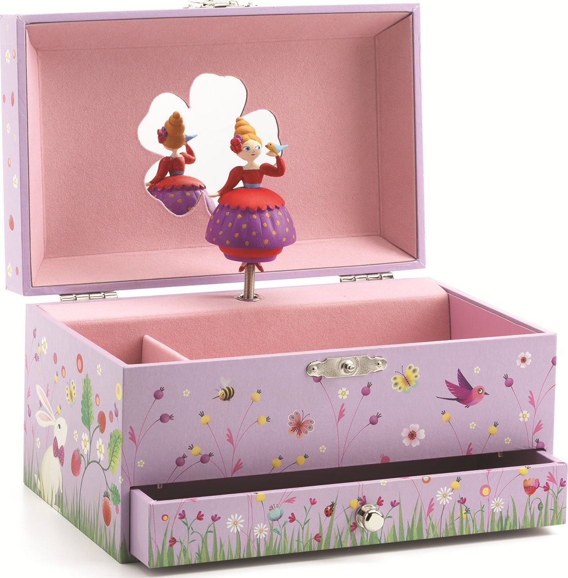 Djeco Muzikinė papuošalų dėžutės Djeco "Princesė", DJ06599