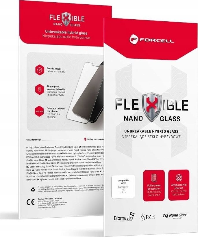 ForCell Forcell Flexible Nano Glass - szkło hybrydowe do iPhone 16 Pro