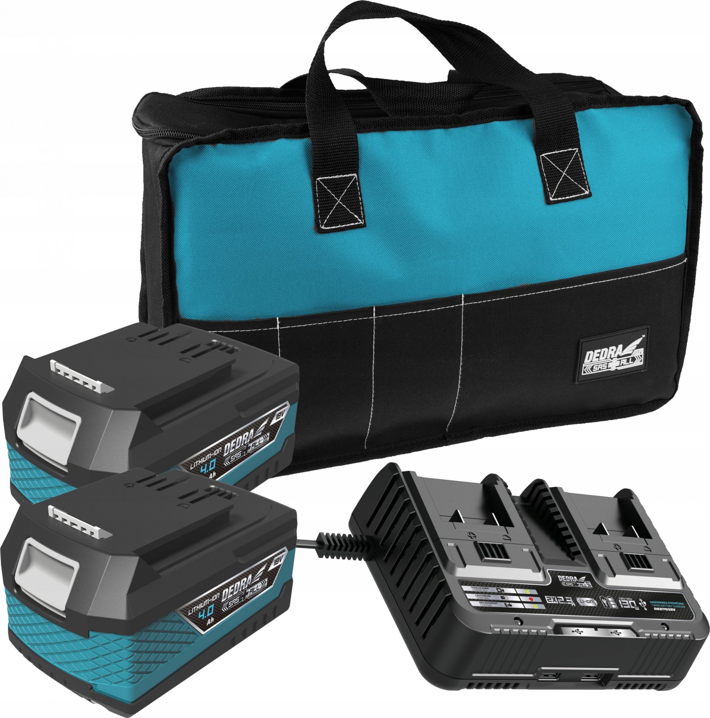 Dedra Zestaw startowy DED7001A + 2x DED7034 + DED7038V