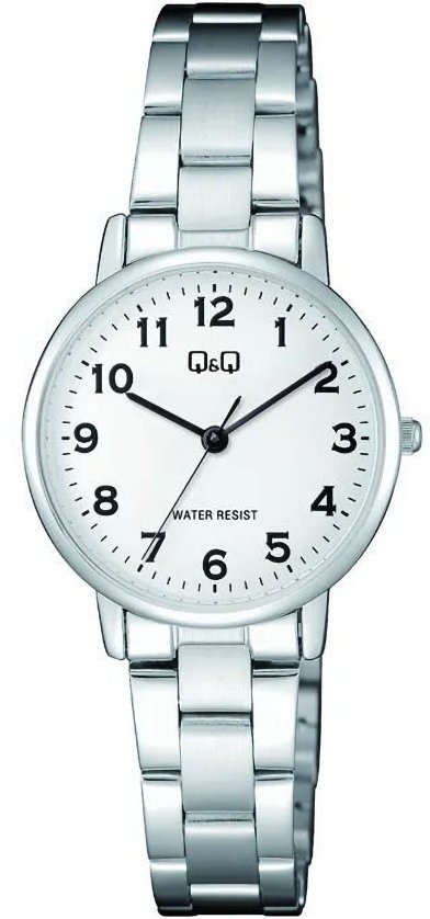 Zegarek Q&Q C65A-006P damski klasyczny biała tarcza cyfry .