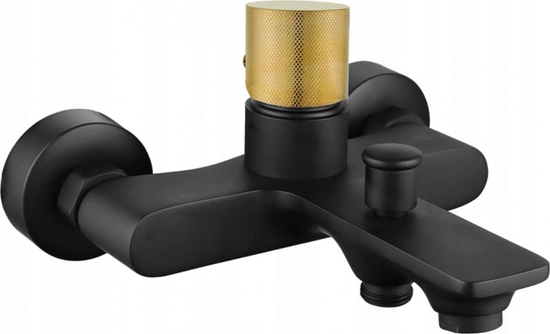 Bateria wannowa Mexen Royo One ścienne czarny