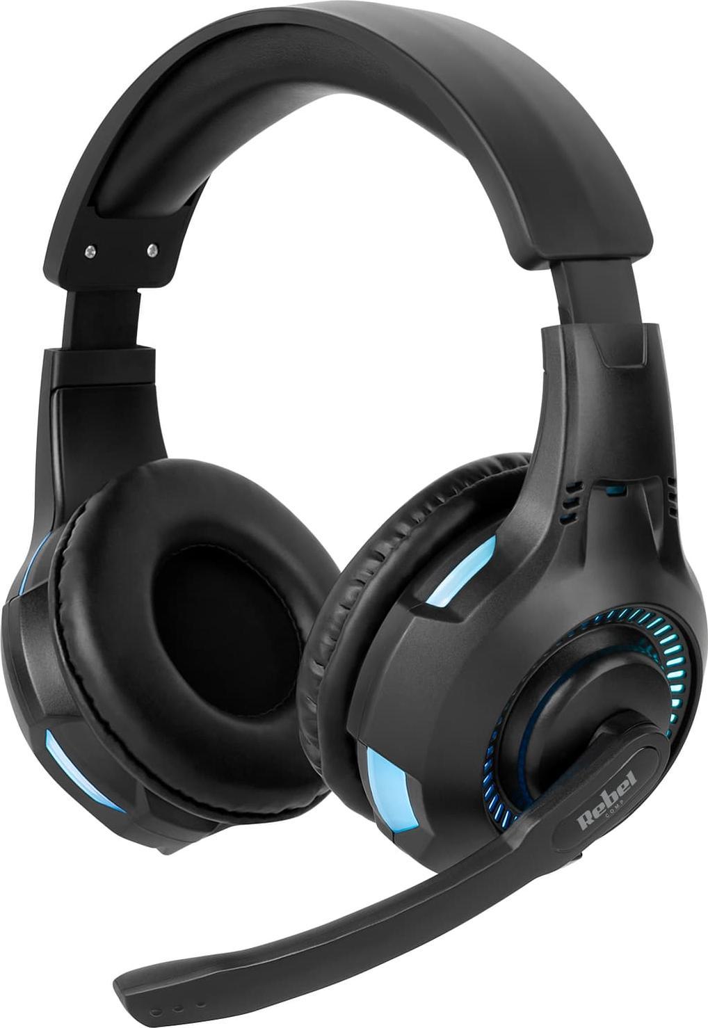 Słuchawki Rebel Comp GH-20 Czarne (KOM1081)