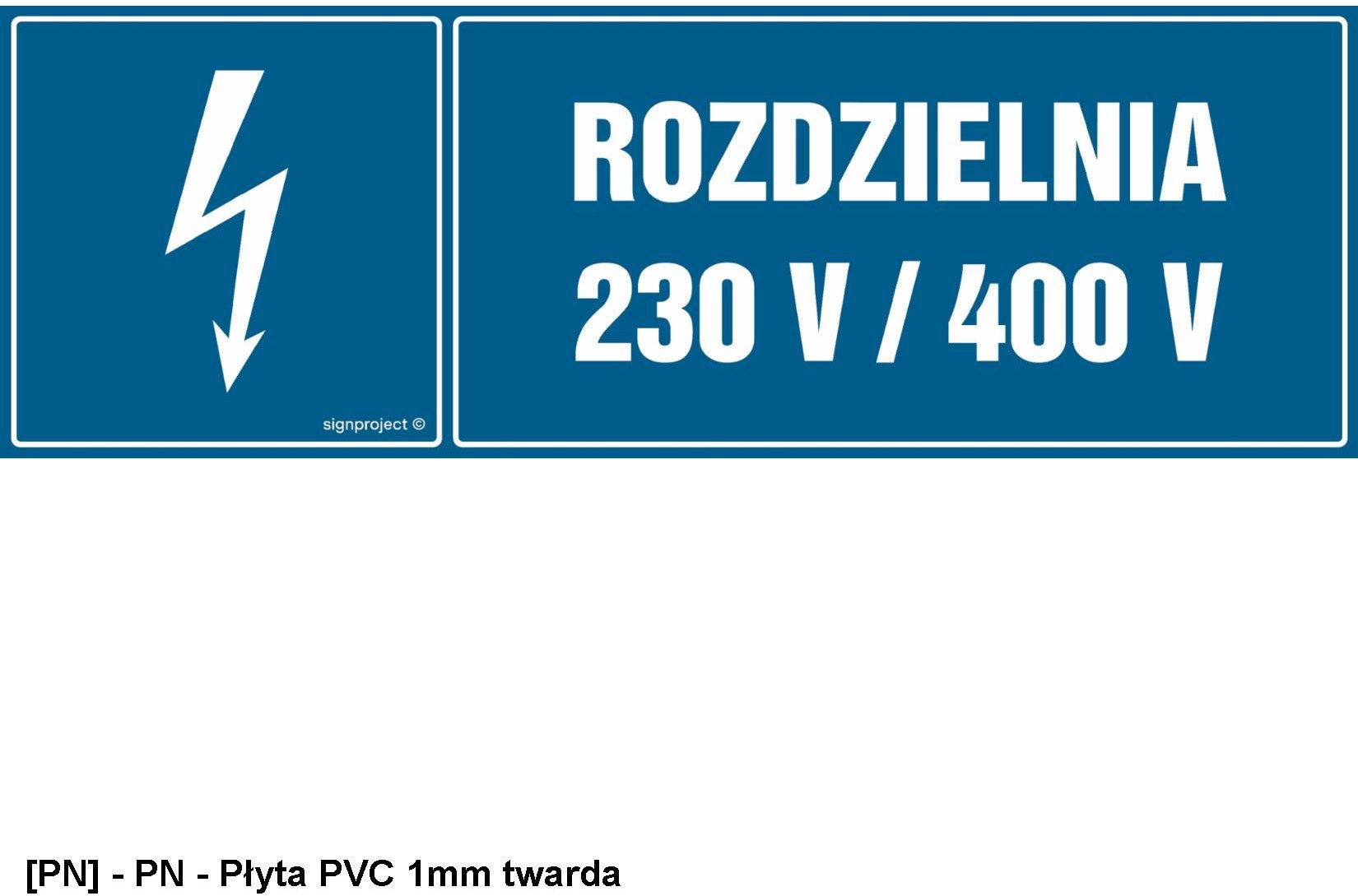 HH028 - Rozdzielnia 230 V/400 V 150x50