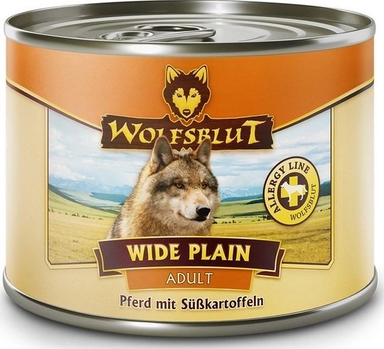 Wolfsblut Dog Wide Plain Karma dla Psa Konina 200g