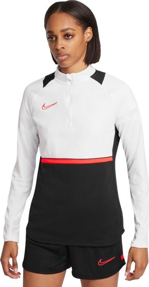Nike Bluza damska Nike NK Df Academy 21 Drill Top biało-czarna CV2653 016 L