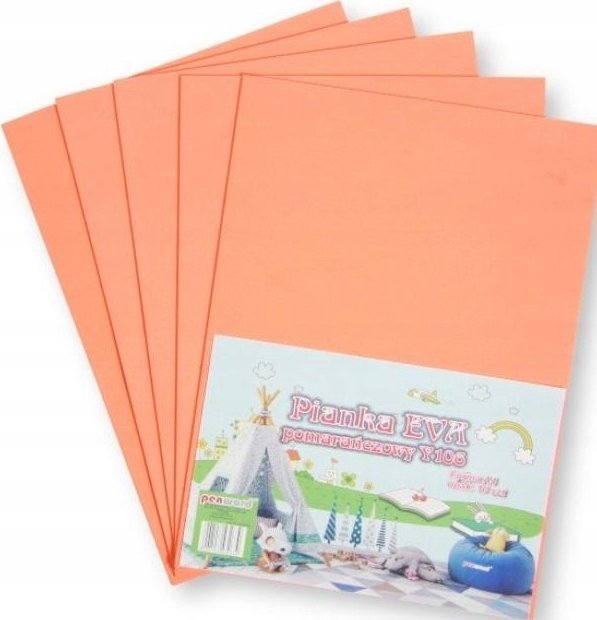 Pianka standard pomarańczowa 20x30 5szt