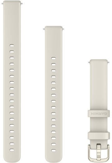 Garmin Lily 2-opaska (14 mm), Silikon Bone / Lunargold