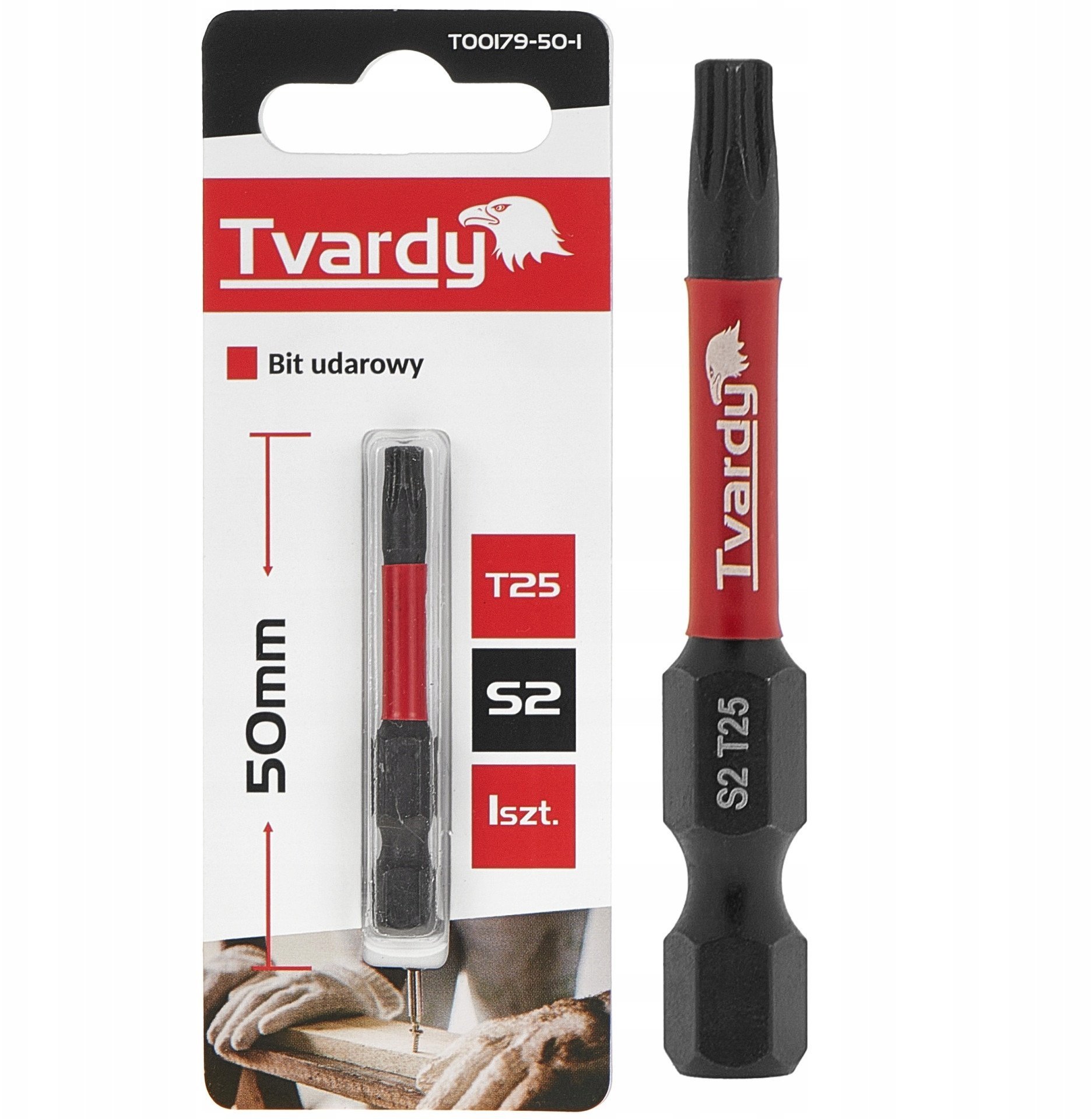 Bit udarowy T25 50mm S2 (1/10/50/500)