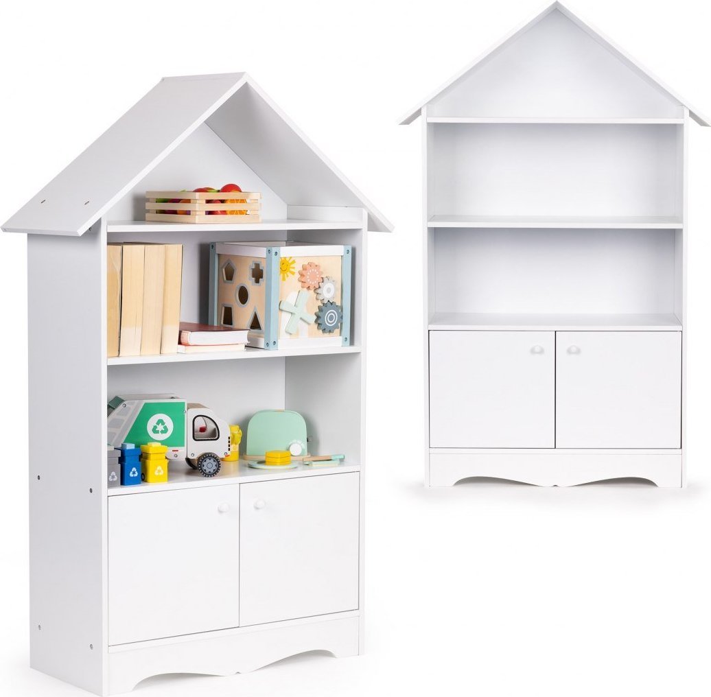 Ecotoys Regał szafka Domek na zabawki dla dzieci bibilioteczka Ecotoys