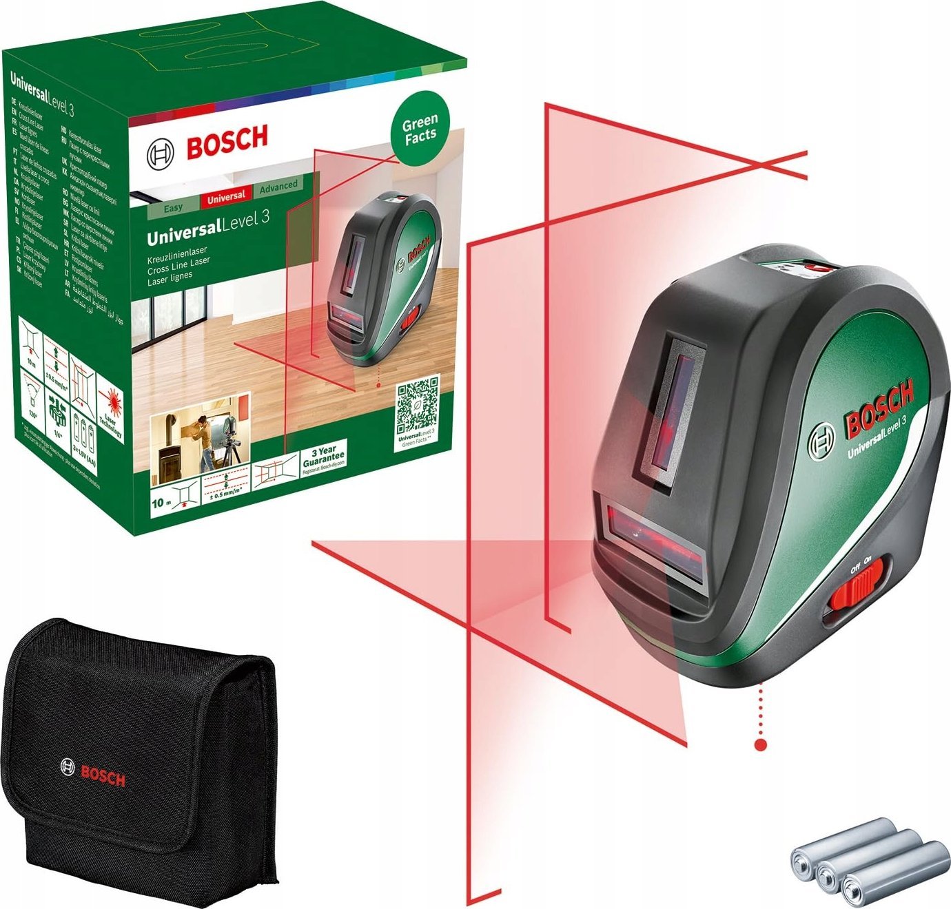 Bosch BOSCH LASER UNIVERSAL LEVEL 3 UNI KRZYŻOWY