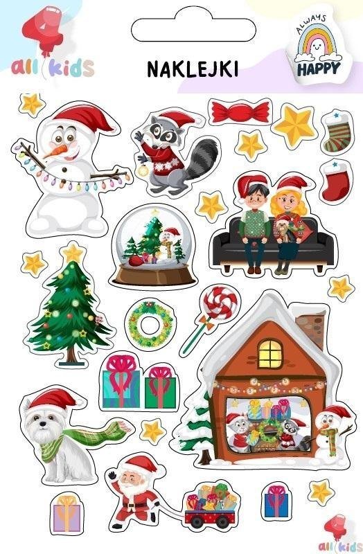 Naklejki dla dzieci Boże Narodzenie 1
