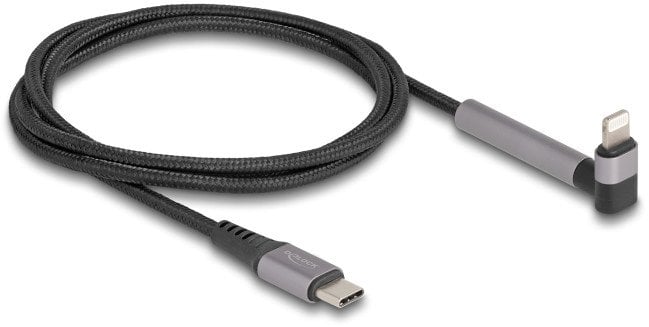 Kabel USB Delock Lightning - USB-C 1.5 m Czarny (85405)