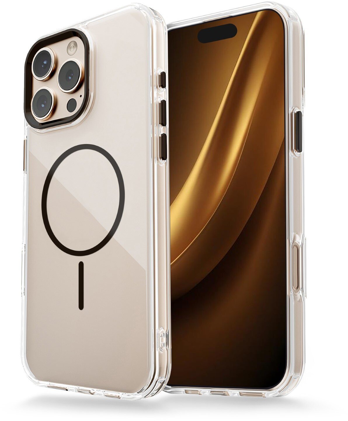 Nakładka Clear Thin Mag do iPhone 13 6,1" czarna