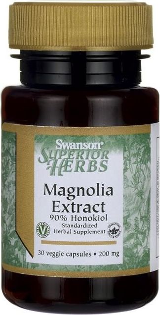 Swanson Swanson - Ekstrakt z Magnolii, 200mg, 30 vkaps