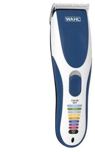 Plaukų Kirpimo Mašinėlė - Wahl Color Pro Cordless 9 Ilgiai Sidabrinė/Mėlyna