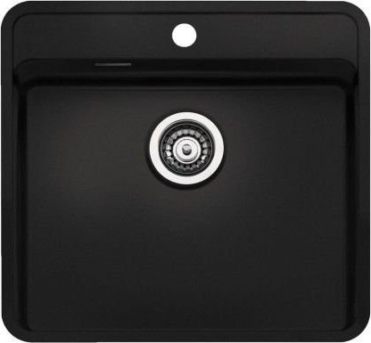 Zlewozmywak Reginox Ohio 50x40 Tapwing Jet Black zlewozmywak stalowy