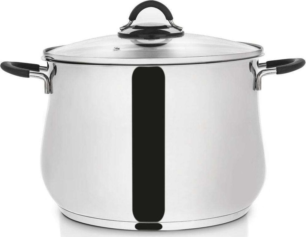 Orion Garnek stalowy Dalie z pokrywką 26cm 10.6l