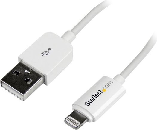 Kabel USB StarTech USB-A - Lightning 3 m Biały (USBLT3MW)