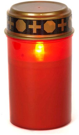 Znicz elektryczny na grób świeczka led na baterie