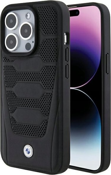BMW BMHCP15X22RPSK iPhone 15 Pro Max 6.7" black/black Leather Seats Pattern