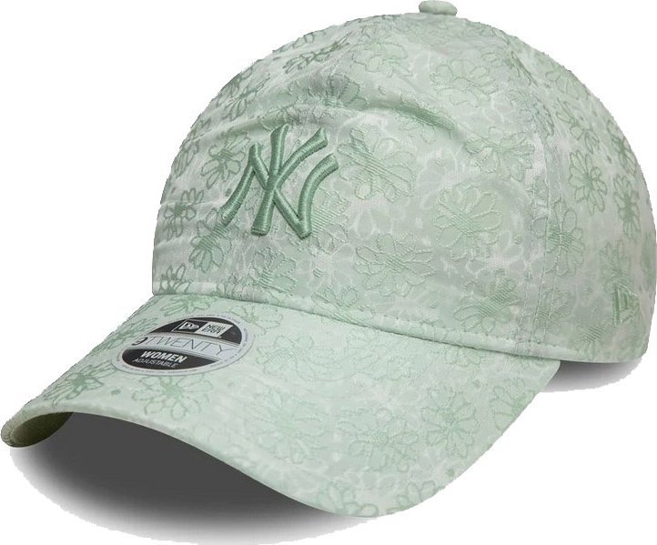 Czapka z daszkiem NEW ERA NYY Floral Damska 9TWENTY zielona