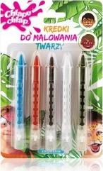 Chlapu Chlap chlapu chlap kredki do malowania twarzy 5 szt. chłopiec