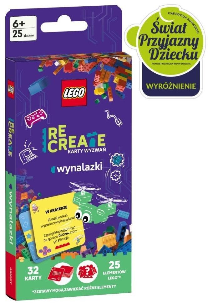 Lego Recreate. Karty Wyzwań. Wynalazki