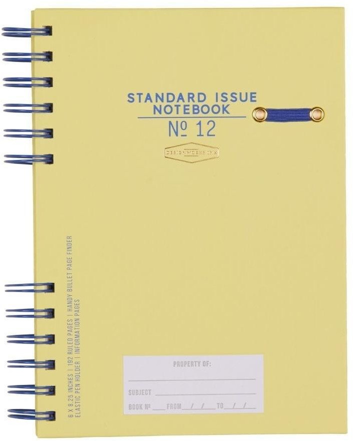 Notatnik Standard Issue No.12 Cobalt + Citron