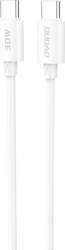 Kabel USB Dudao USB-C - USB-C 1.2 m Biały (6976625331765)