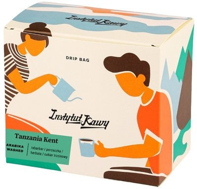 Kawa ziarnista Instytut Kawy Drip Bag Tanzania Kent 10x12g