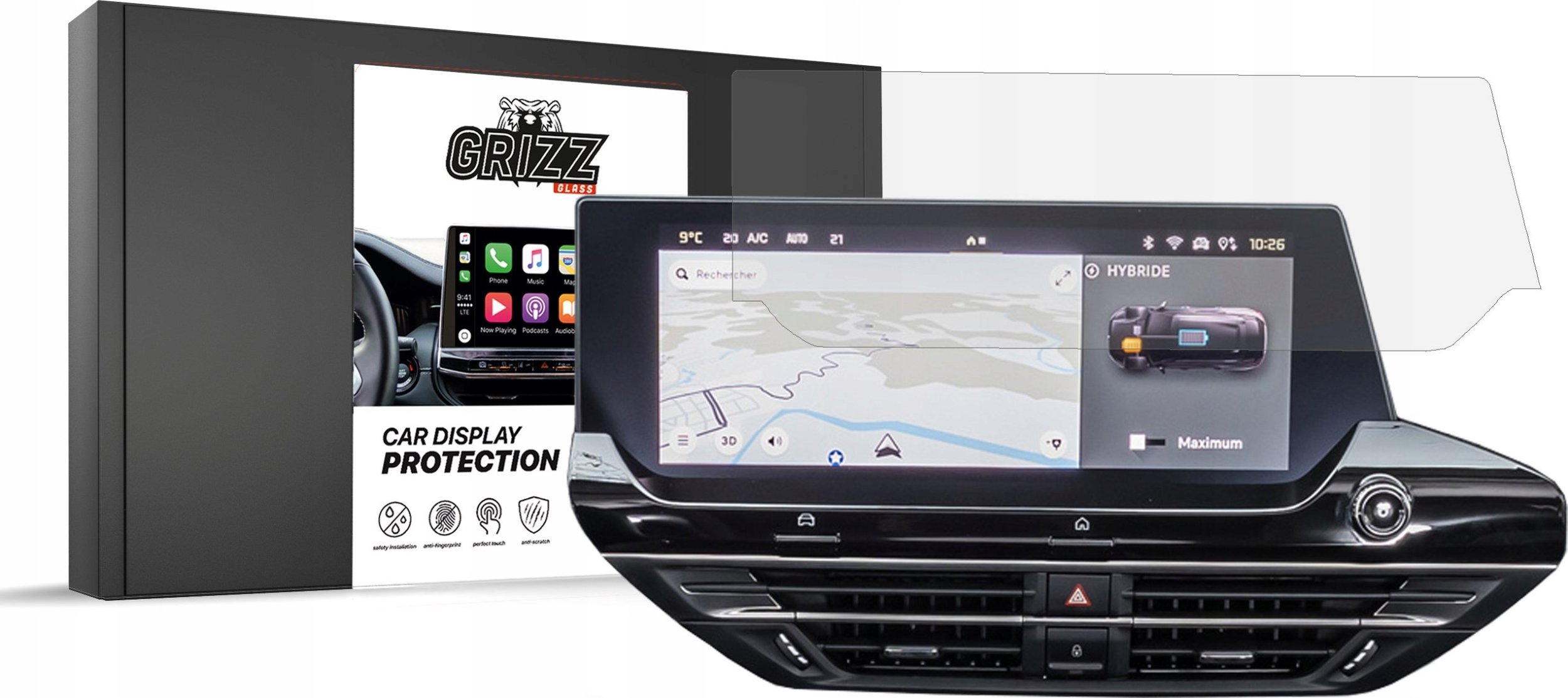 GrizzGlass Folia matowa GrizzGlass CarDisplay Protection do Citroen C5X 2021