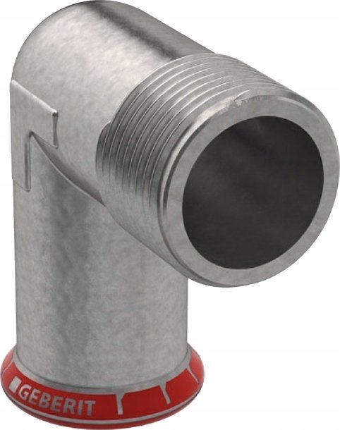 Geberit Mapress C-Stahl - Kolano przejciowe 90° z gw.zewn. d15-R 1/2 [20] - 21613