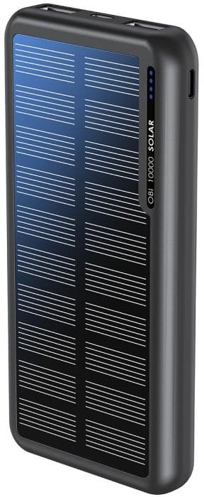 Powerbank Boompods Obi 10,000mAh Solar Powerbank - Black