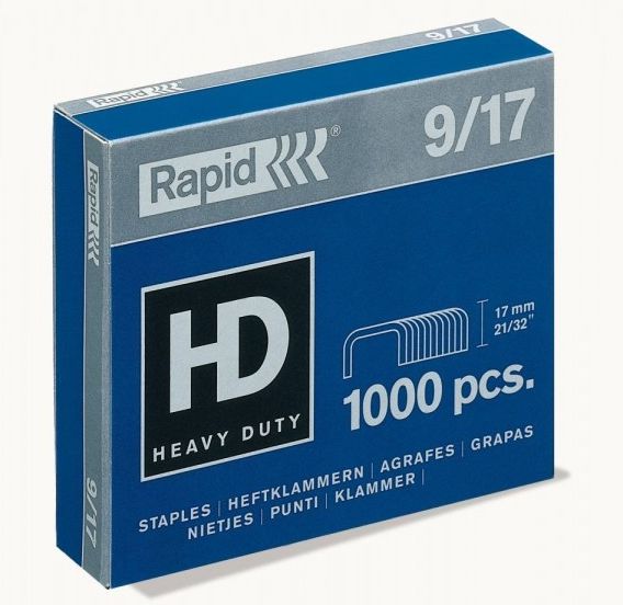 Rapid Zszywki Super Strong 1M, 1000 szt. 9/17 (10K280G)